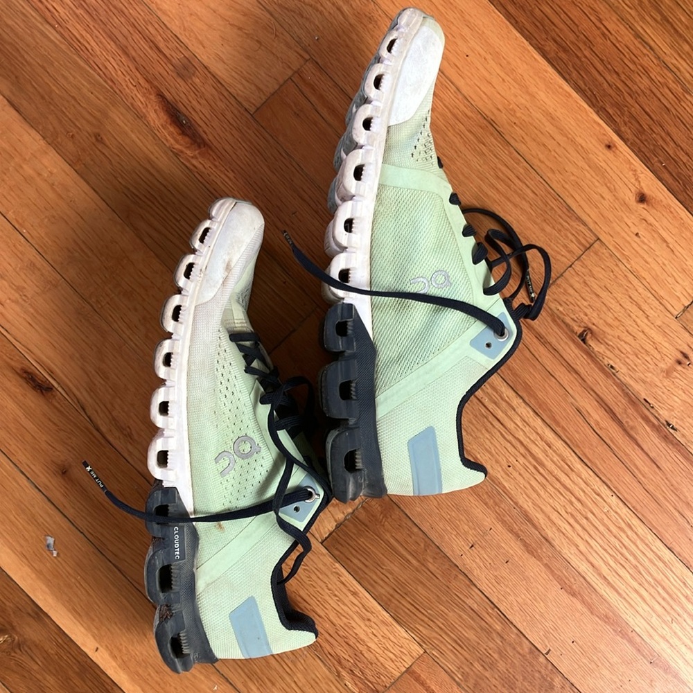 On Running Green Sneakers